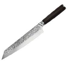 5Cr15MoV Stabilized Wood Kiritsuke 233 mm Hammered Finish KKDA0104