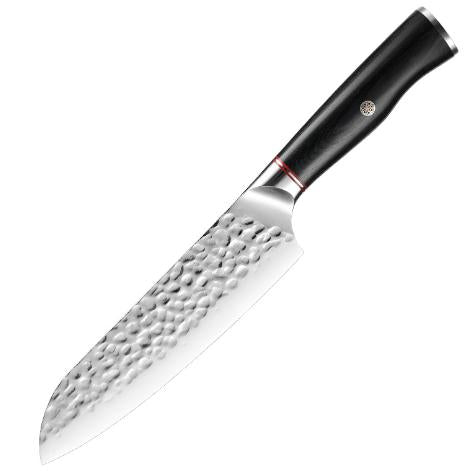 5Cr15MoV Pakkawood Santoku 178 mm Hammered Finish KKDA0325